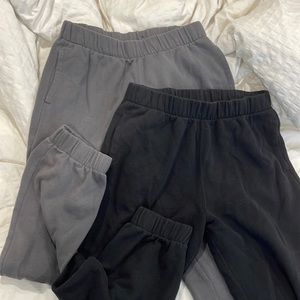 2 pair sweatpants